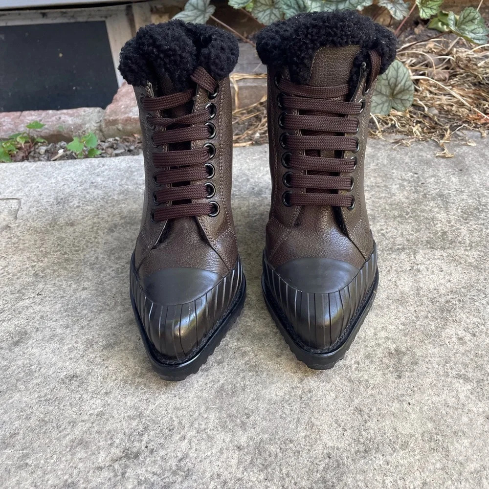 Chloe Rylee shearling Ankle boots, size  36